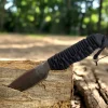 Fixed Camping Paracord Knife With Kydex Sheath