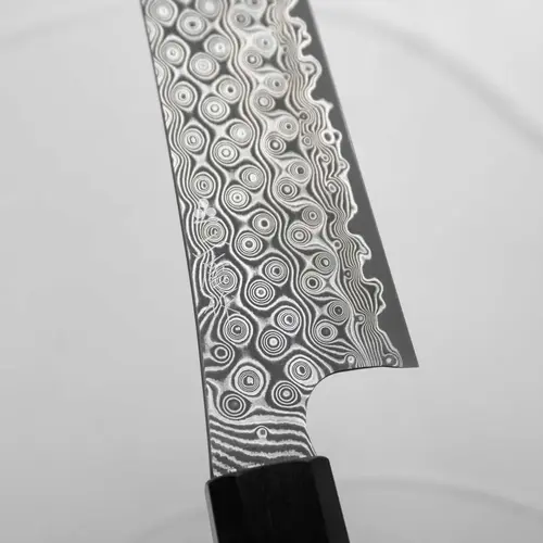 Apache Knifeworks raindrop damascus pattern