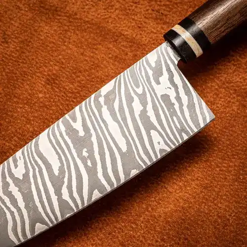 Apache knifeworks twisted damascus pattern